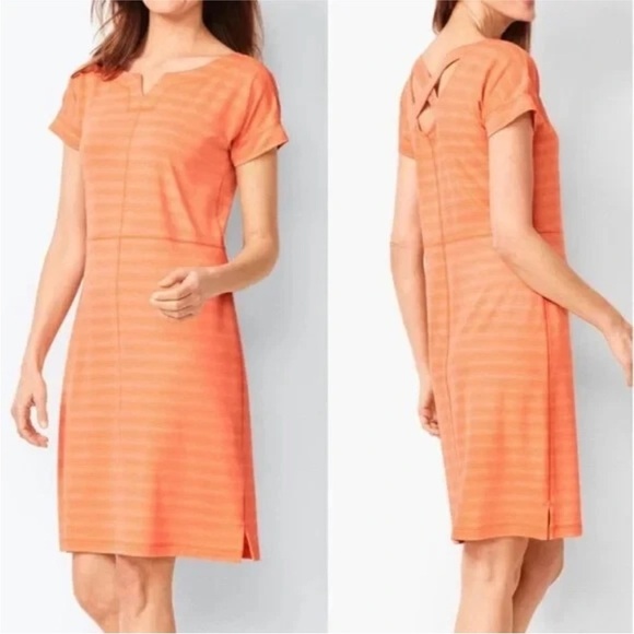 Talbots Dresses & Skirts - Talbots Vibrant Orange Knit Top